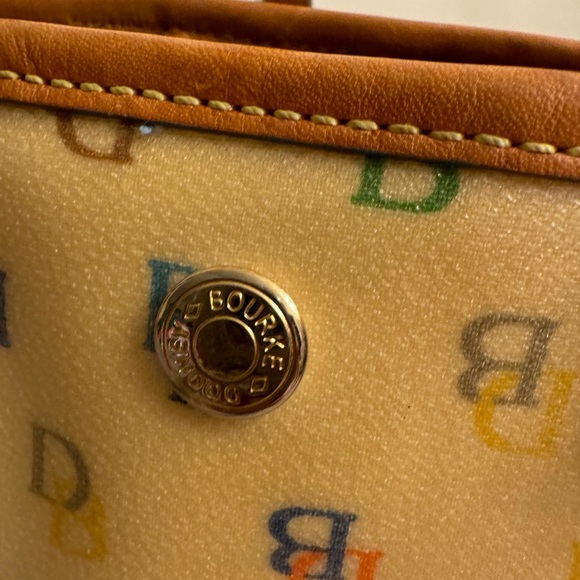 Dooney & Bourke Rainbow monogram Bag with hanging charm - Picture 4 of 14